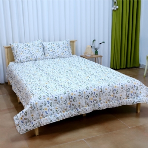 Woollyset Çift Kişilik Saten Yün Yorgan (Bahar)