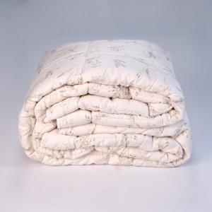 Woollyset Çift Kişilik Saten Yün Yorgan (Lavanta)